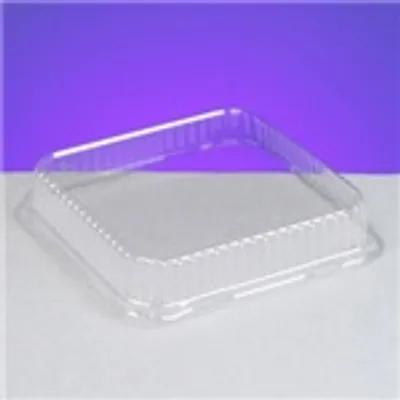 Lid Dome 8X8 IN PET Clear Square For Container 250/Case