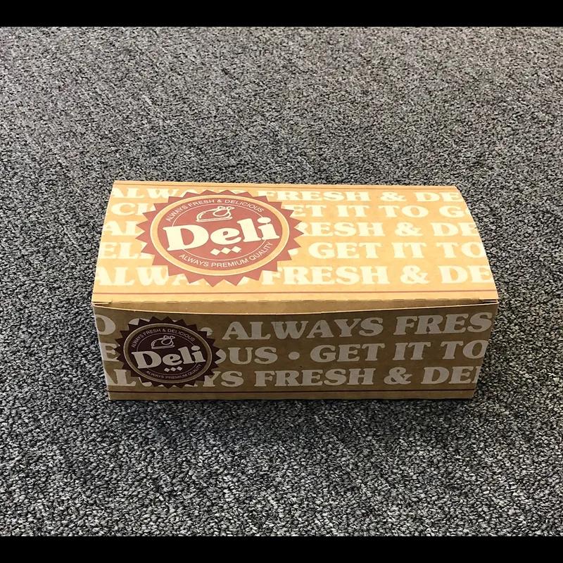 Chicken Barn & Lunch Box Medium (MED) 4 Piece 9X5X3 IN Paperboard Deli Print 250/Case
