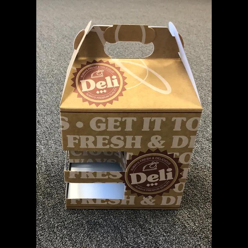 Chicken Barn & Lunch Box Family Size 8X6X8 IN Paperboard Deli Print 100/Case