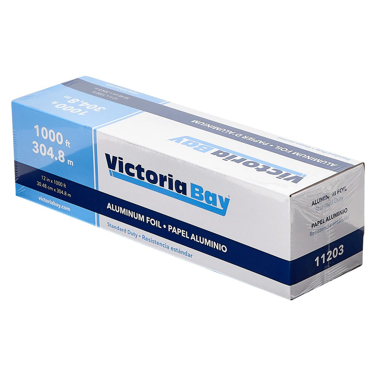 Victoria Bay Foil Roll 12IN X1000FT Aluminum Standard Duty Silver 1/Roll