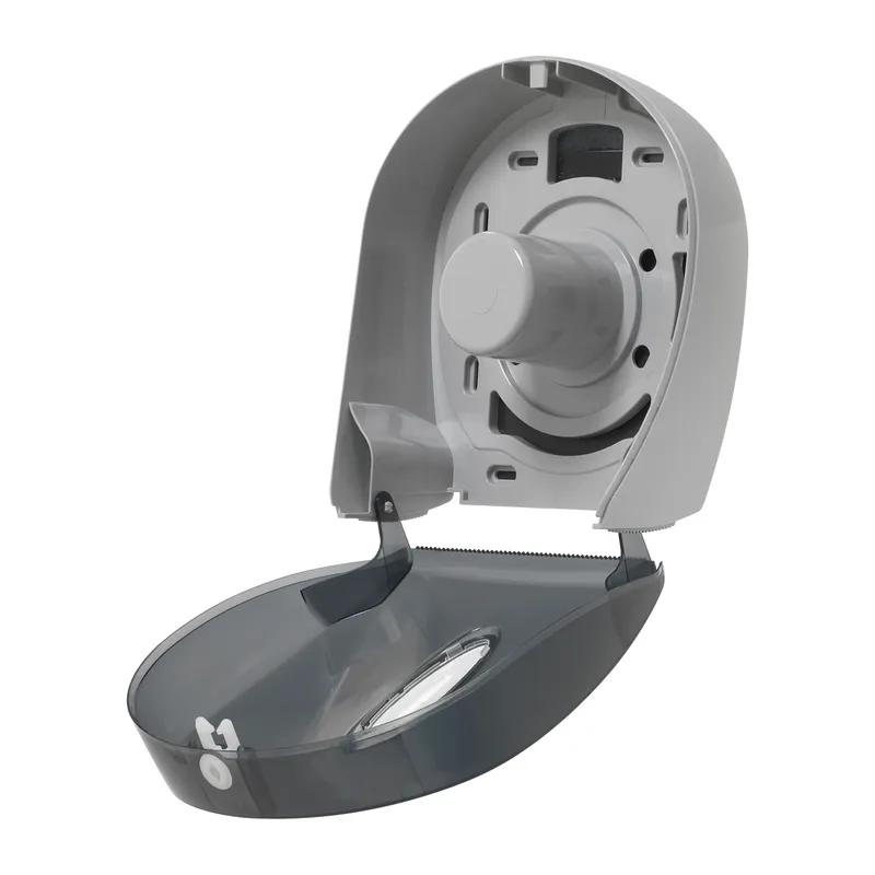 Georgia-Pacific Pro® Toilet Paper Dispenser 5.39X10.61 IN Translucent Smoke 1-Roll Jumbo Jr (JRT) High Capacity 1/Each