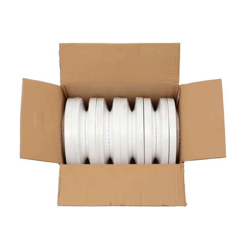 Plate 7 IN PS White Silver 150/Case