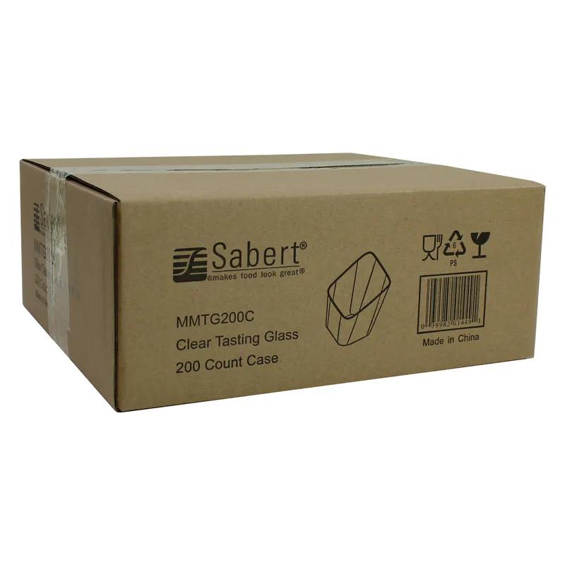 Mini Mozaïk Tasting Glass 2.5 OZ PS Clear Square 200/Case