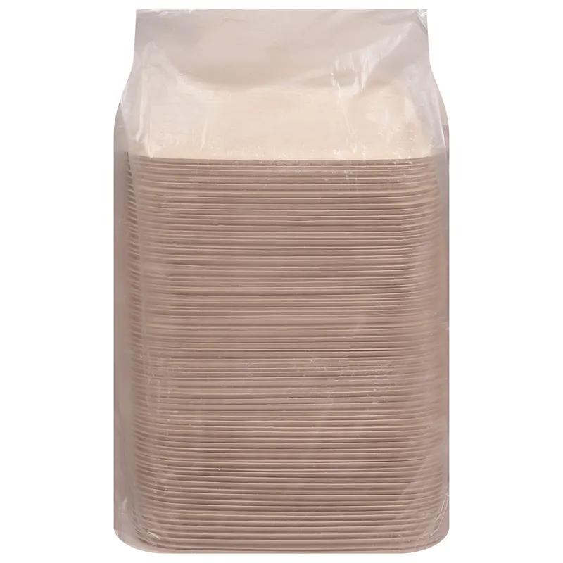 Take-Out Container Base 28 OZ 8.5X6.3X1.9 IN Pulp Fiber PLA Kraft Rectangle 150/Case