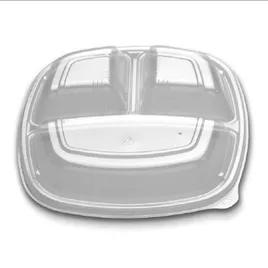 Lid Dome 9 IN 3 Compartment Clear For Plate Unhinged 300/Case
