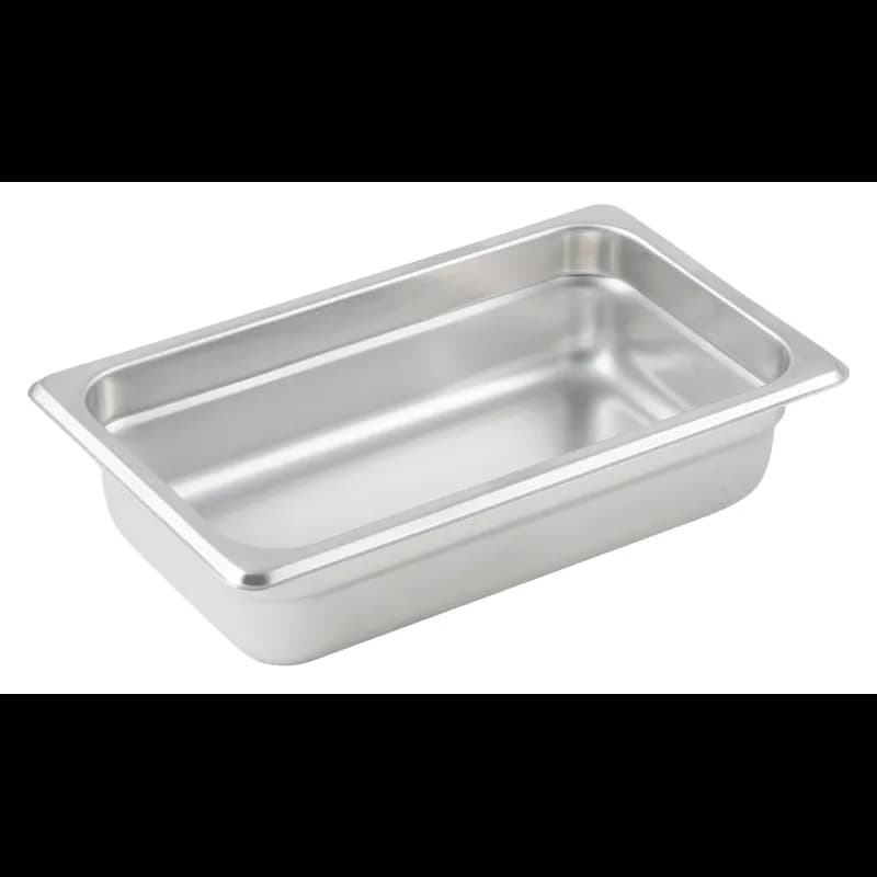 Steam Table Pan 1/4 Size 2.5 IN 18/8 Stainless Steel 24GA 1/Each