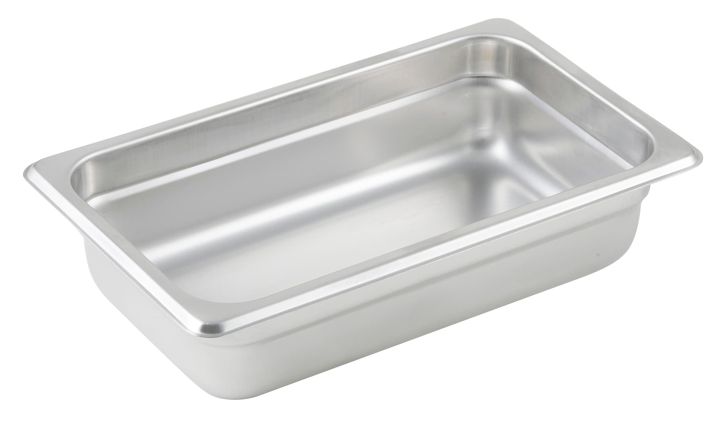 Steam Table Pan 1/4 Size 2.5 IN 18/8 Stainless Steel 24GA 1/Each
