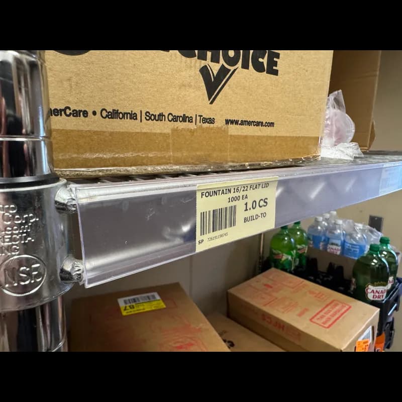 Lean Storage Tag Molding 38 IN PVC 10/Box