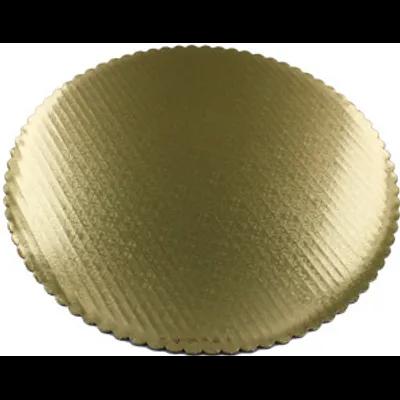 Signature Food Boards® Cake Board Cake Base 7.063 IN Paperboard Gold Round Heavy Duty Grease Resistant 200/Case