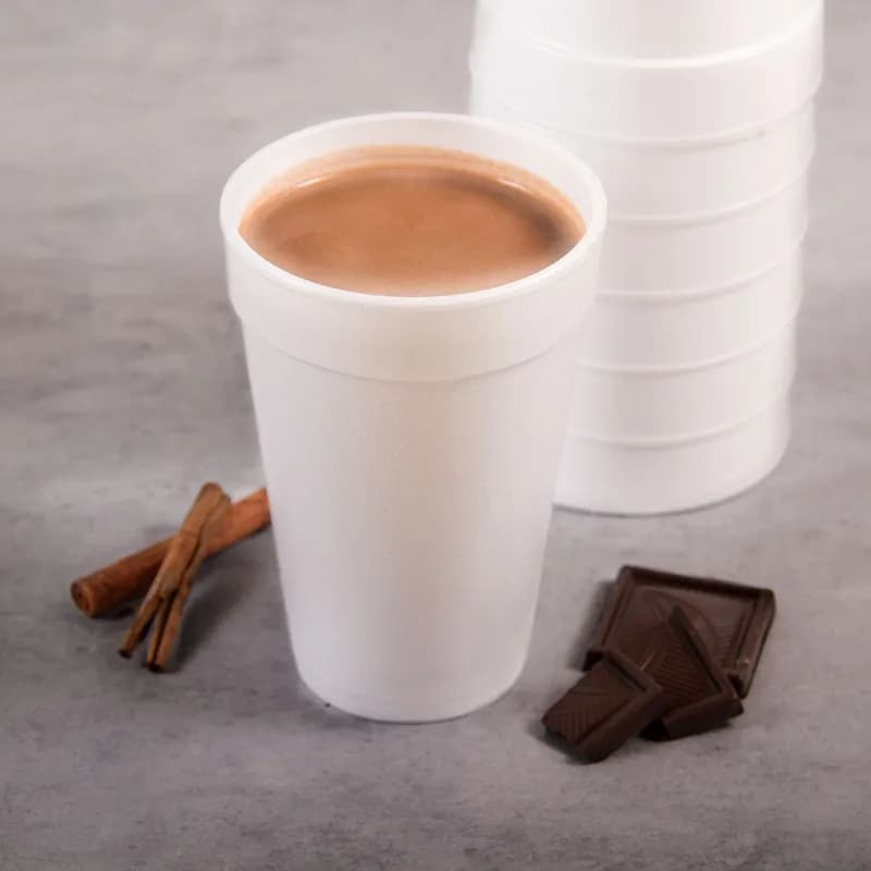 Dart® Cup Insulated 16 OZ EPS White 20 Count/Pack 12 Packs/Case 240 Count/Case