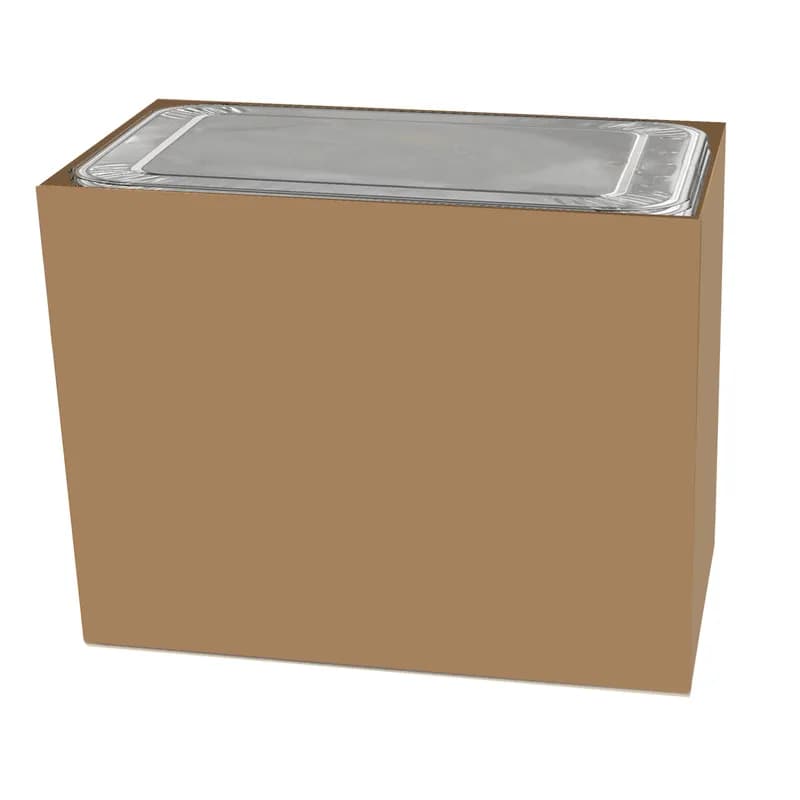 Lid Flat 1/3 Size 12.75X6.5 IN Aluminum For Steam Table Pan 200/Case