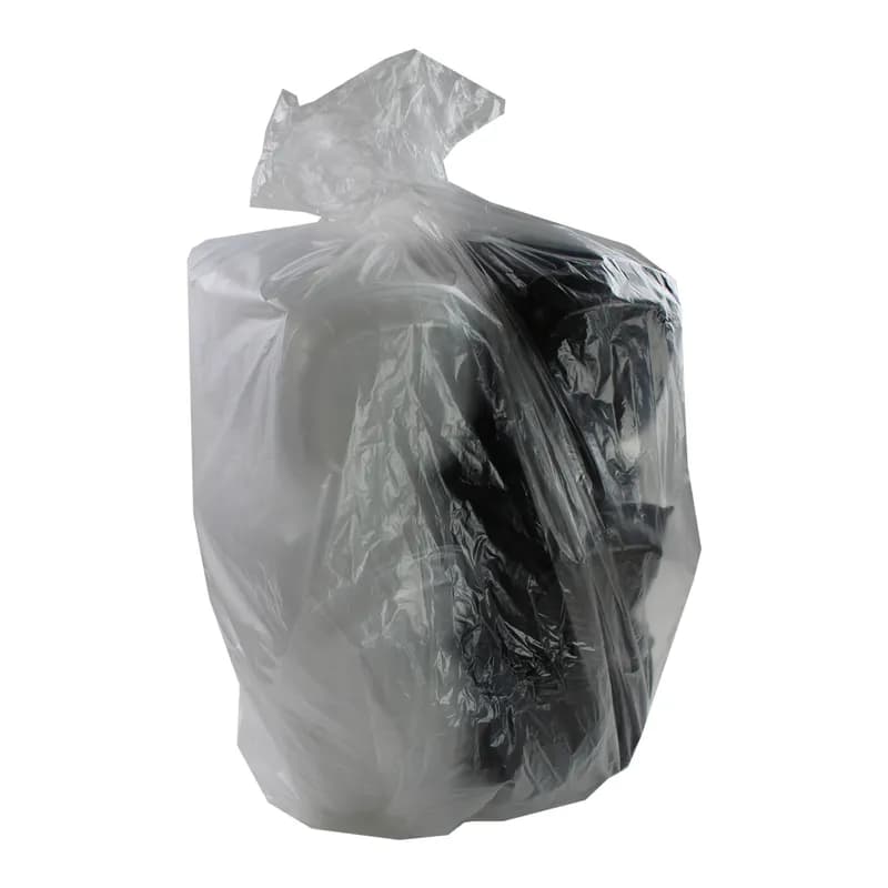 Take-Out Container Hinged With Dome Lid 8X8X2.5 IN PP Black Clear Square 138/Case