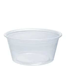 Dart® Conex Complements® Souffle & Portion Cup 3.25 OZ PP Clear Round 125 Count/Pack 20 Packs/Case 2500 Count/Case
