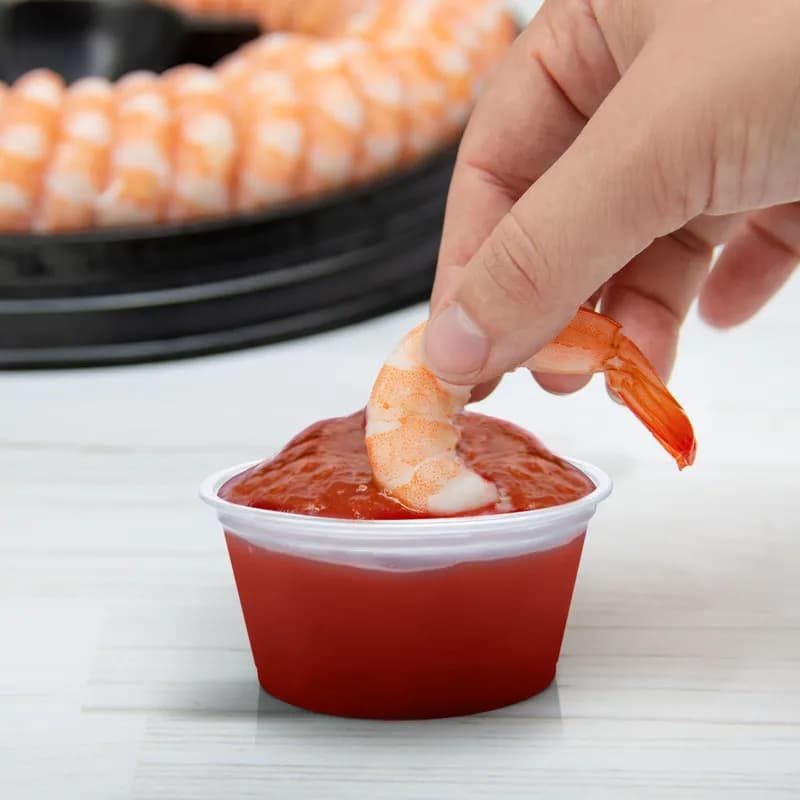 Dart® Conex Complements® Souffle & Portion Cup 3.25 OZ PP Clear Round 125 Count/Pack 20 Packs/Case 2500 Count/Case