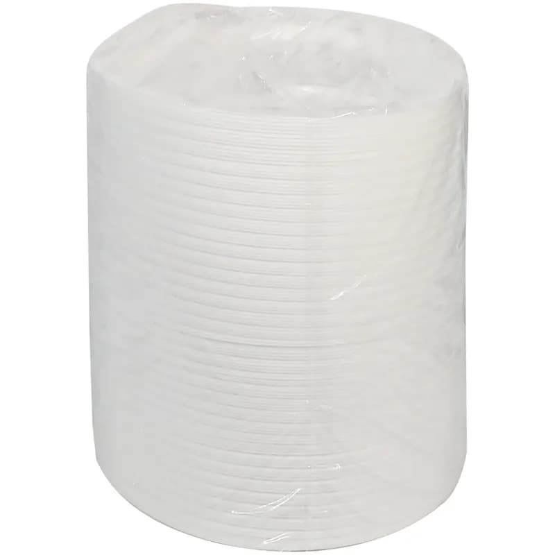 Plate 10.3X1 IN 3 Compartment Polystyrene Foam White 540/Case