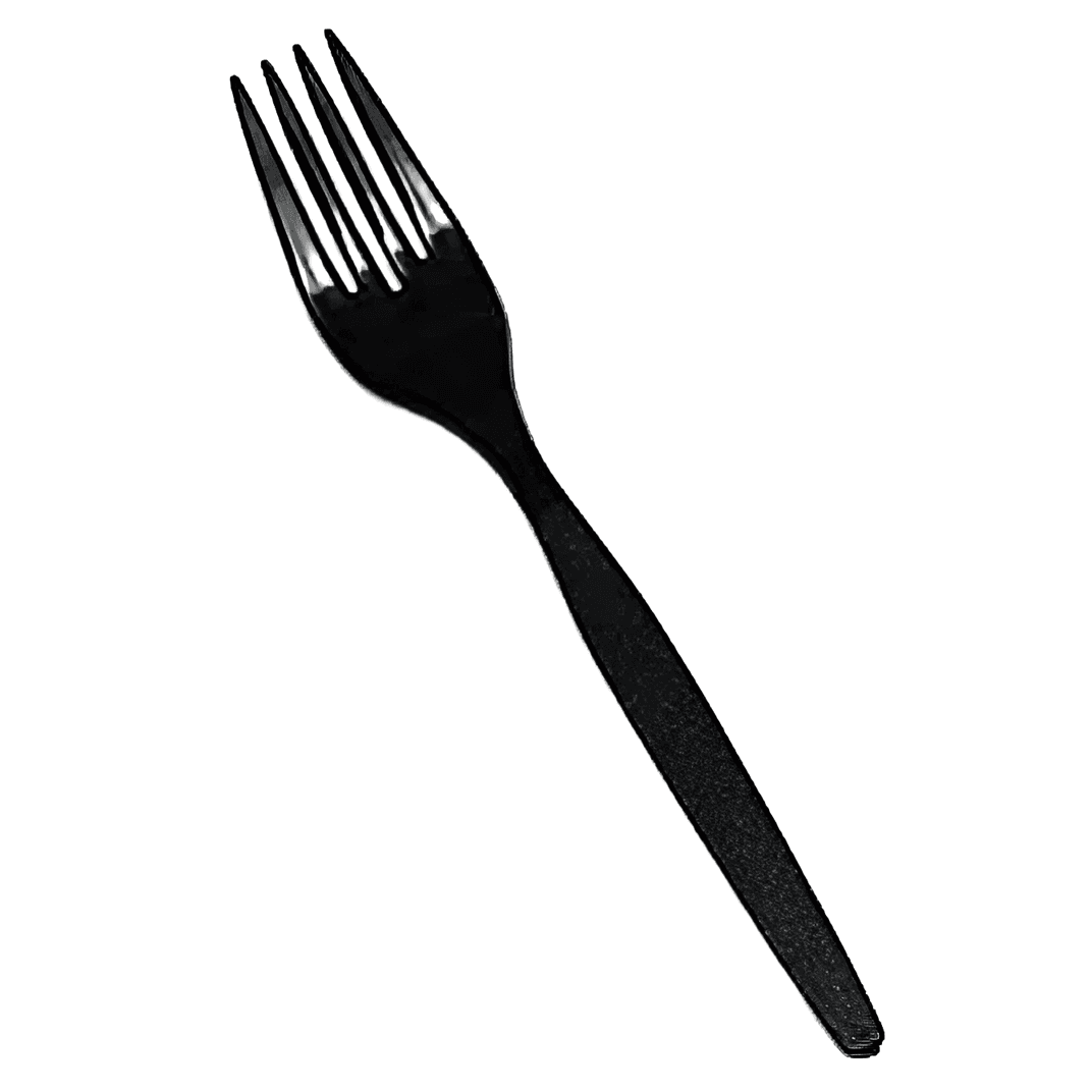 Fork Plastic Black 960/Case