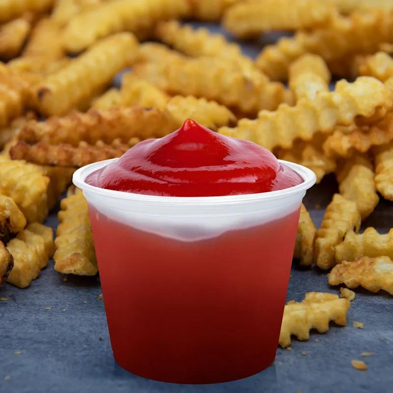 Dart® Conex Complements® Souffle & Portion Cup 5.5 OZ PP Clear Round 125 Count/Pack 20 Packs/Case 2500 Count/Case