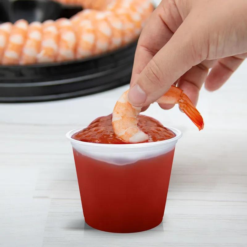 Dart® Conex Complements® Souffle & Portion Cup 5.5 OZ PP Clear Round 125 Count/Pack 20 Packs/Case 2500 Count/Case