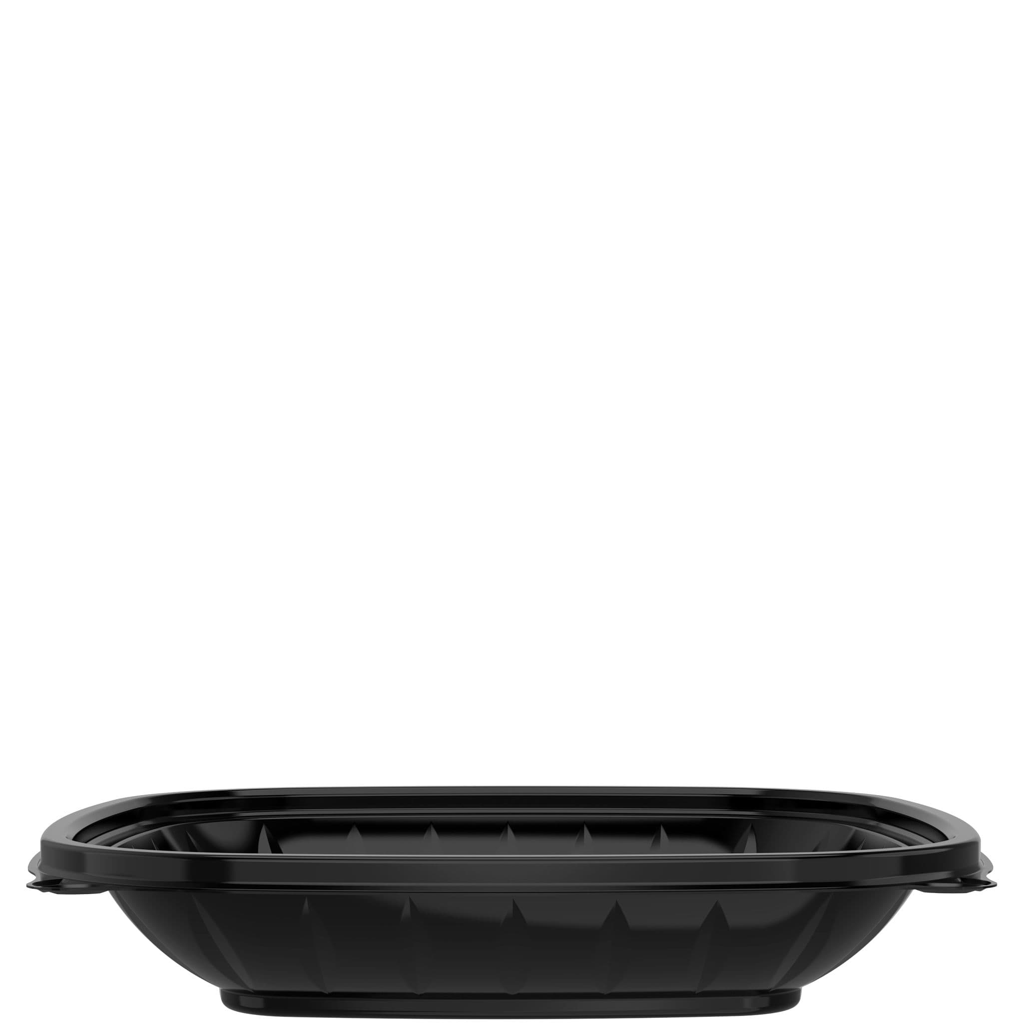 Dart® PresentaBowls Pro® Bowl 24 OZ PP Black Square 63 Count/Pack 4 Packs/Case 252 Count/Case