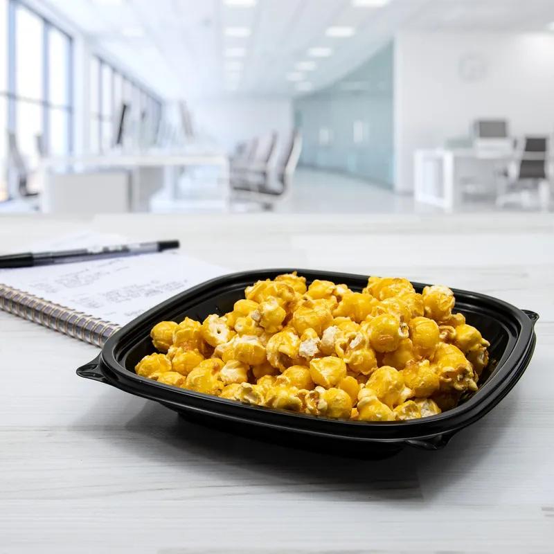 Dart® PresentaBowls Pro® Bowl 24 OZ PP Black Square 63 Count/Pack 4 Packs/Case 252 Count/Case