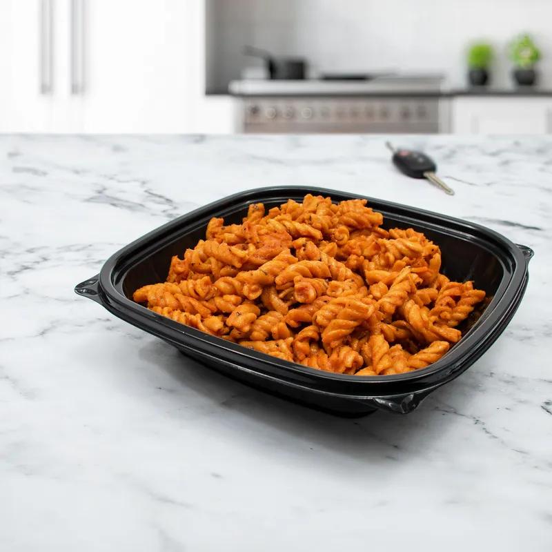 Dart® PresentaBowls Pro® Bowl 24 OZ PP Black Square 63 Count/Pack 4 Packs/Case 252 Count/Case