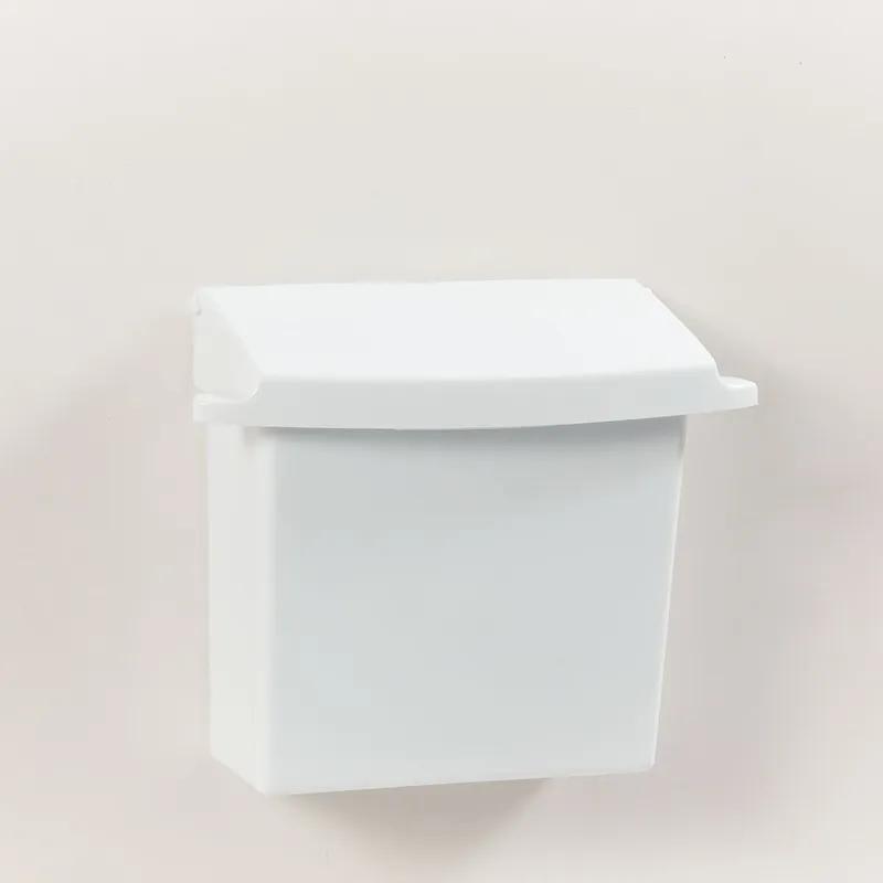 Menstrual Care Disposal Receptacle White Plastic 1/Case