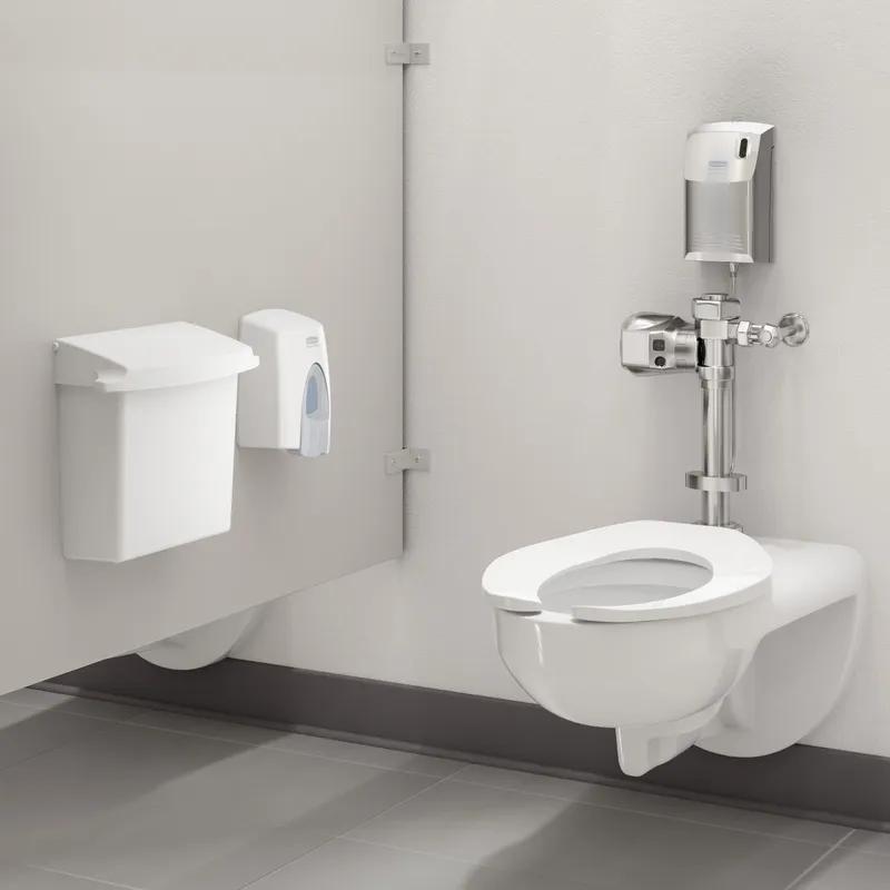 Menstrual Care Disposal Receptacle White Plastic 1/Case