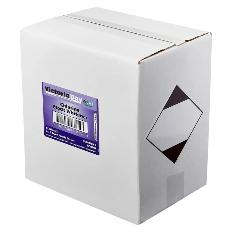 Victoria Bay Chlorine Block Whitener 32 FLOZ 6/Case