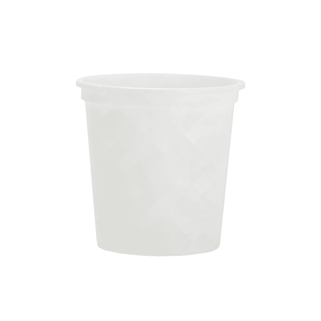Deli Container Base 16 OZ PP White Translucent Round 600/Case