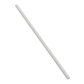 Victoria Bay Jumbo Straw 0.219X7.75 IN Paper White Unwrapped 6000/Case