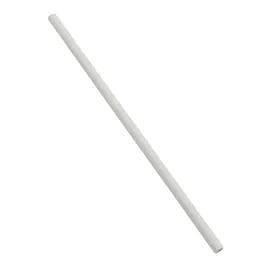 Victoria Bay Jumbo Straw 0.219X7.75 IN Paper White Unwrapped 6000/Case