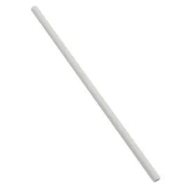 Victoria Bay Jumbo Straw 0.219X7.75 IN Paper White Unwrapped 6000/Case