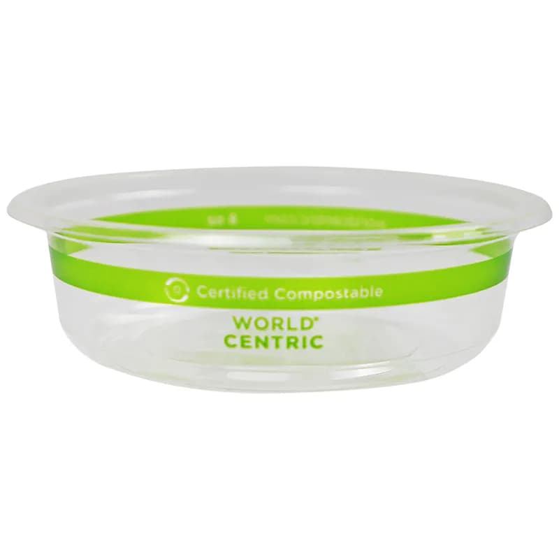 Deli Container Base 8 OZ Plastic Clear Round 1000/Case