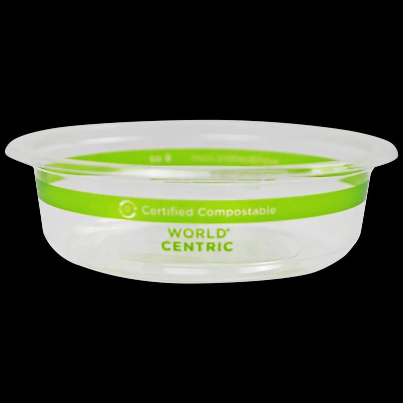 Deli Container Base 8 OZ Plastic Clear Round 1000/Case