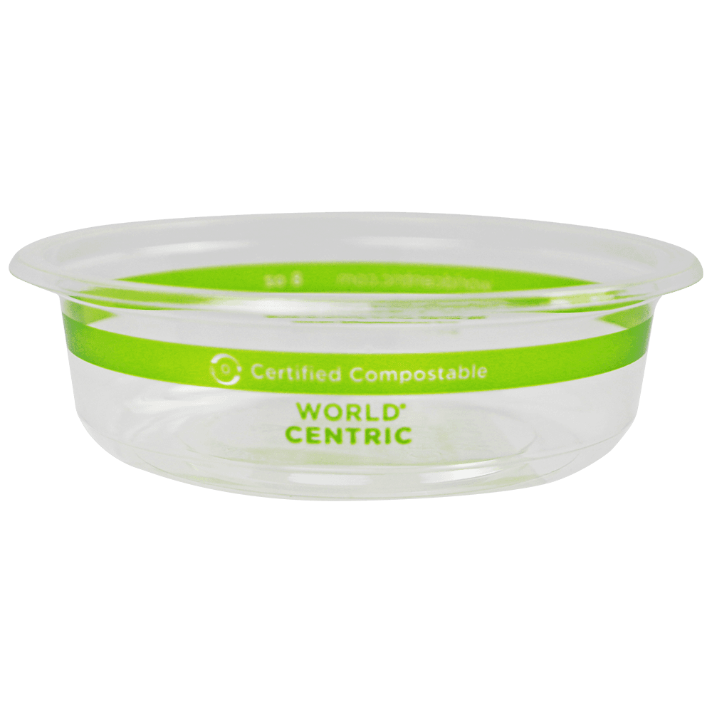 Deli Container Base 8 OZ Plastic Clear Round 1000/Case