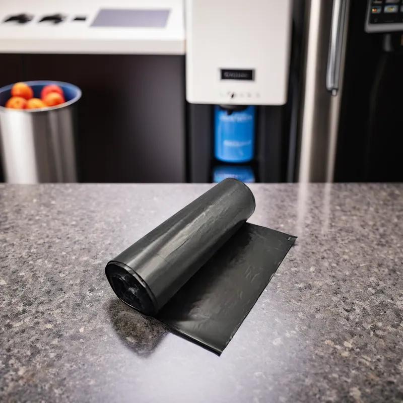 Can Liner 38X58 IN 60 GAL Black LLDPE 1.5MIL 25 Count/Pack 4 Packs/Case 100 Count/Case