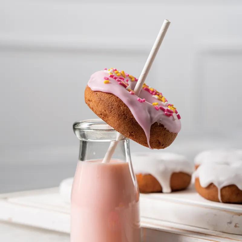 Straw 7.75 IN Paper White Paper Wrapped 3200/Case