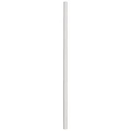 Straw 7.75 IN Paper White Unwrapped 4800/Case