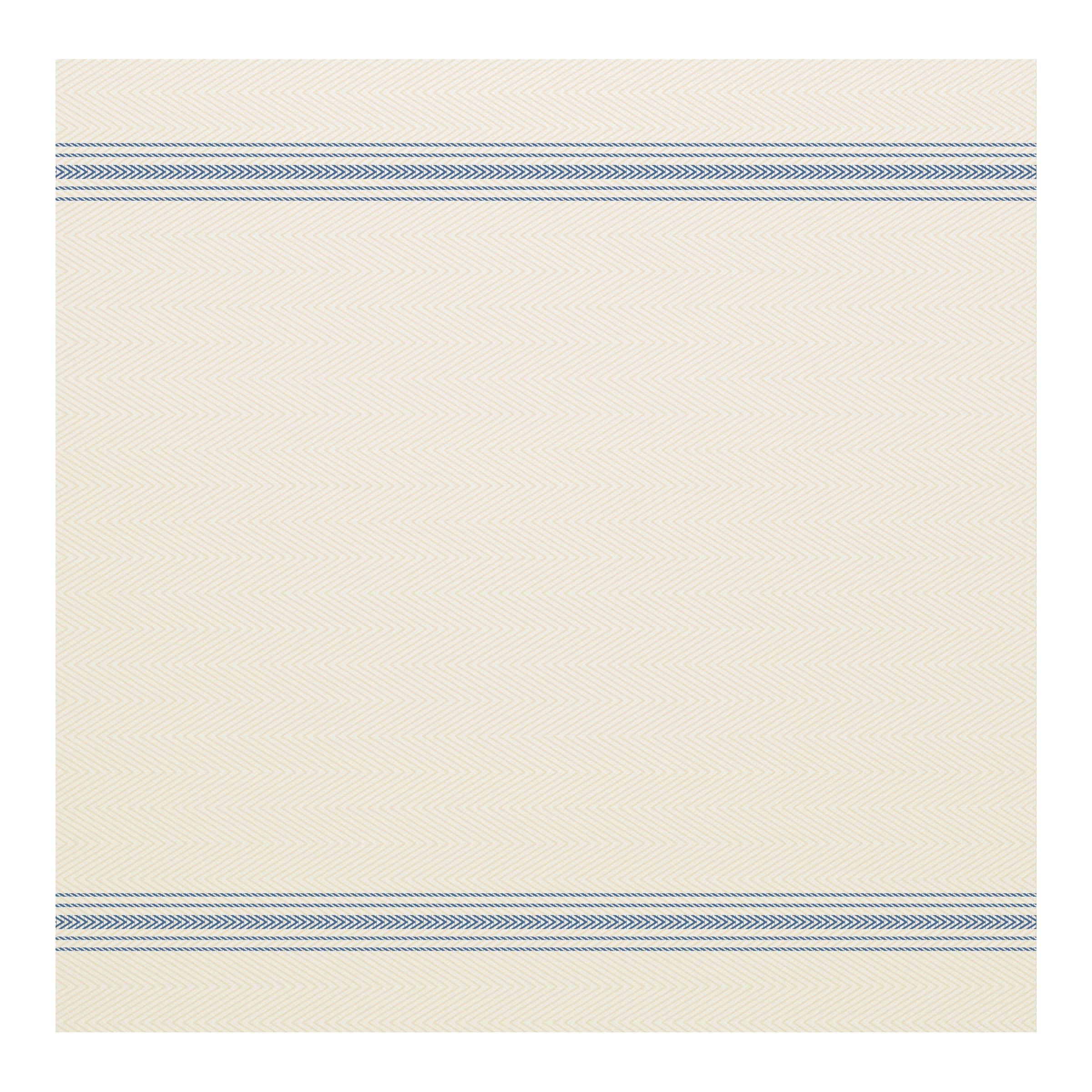 Dinner Napkins 15.5X15.5 IN Blue White Dishtowel Print Flat 750/Case