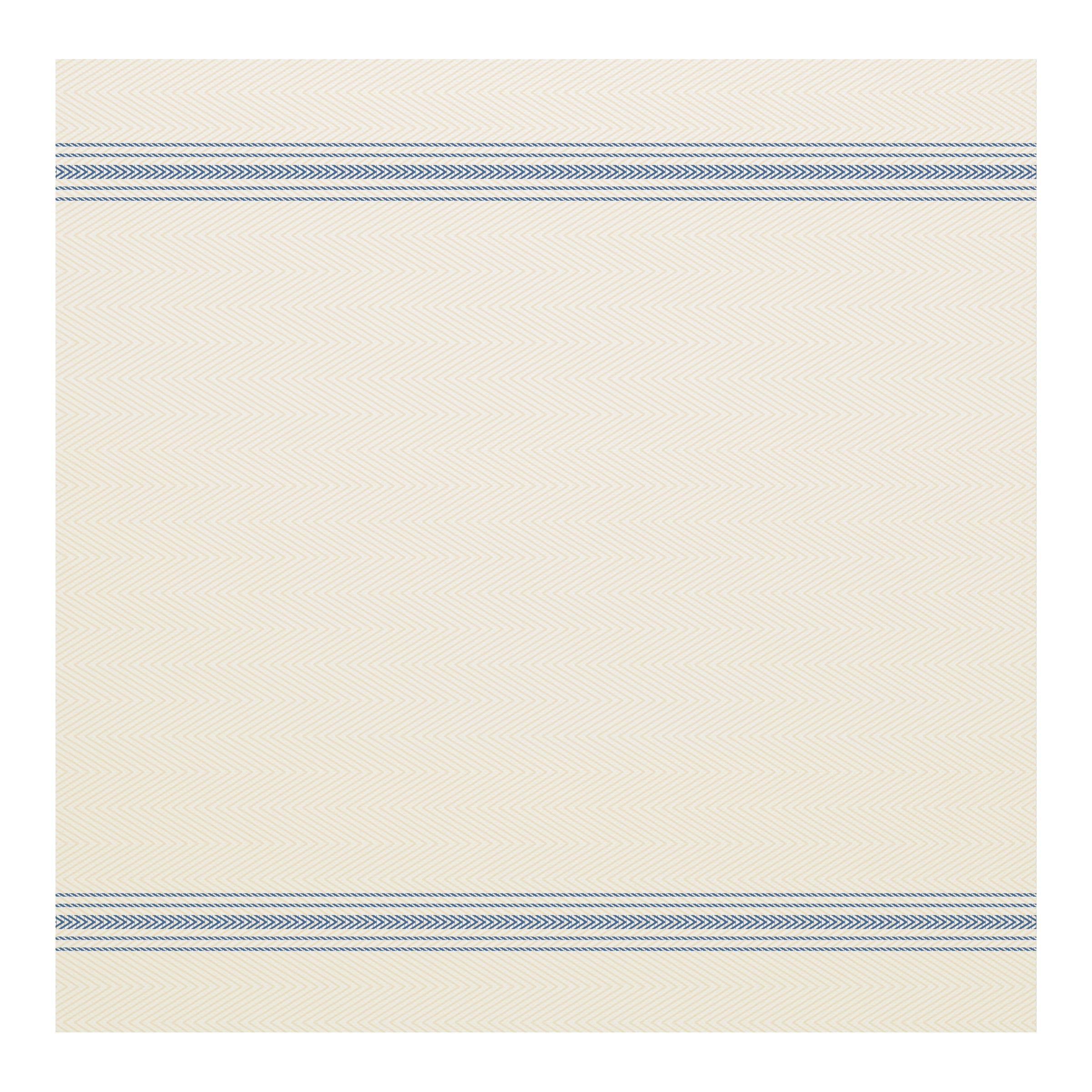 Dinner Napkins 15.5X15.5 IN Blue White Dishtowel Print Flat 750/Case