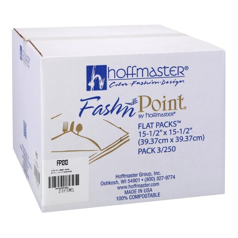 Dinner Napkins 15.5X15.5 IN Blue White Dishtowel Print Flat 750/Case