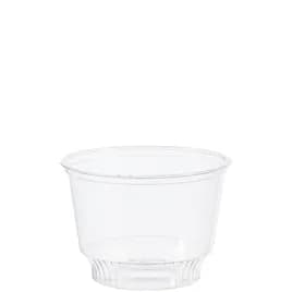Solo® SoloServe® Cold Dessert Container Base 8 OZ PET Clear Round 50 Count/Pack 20 Packs/Case 1000 Count/Case