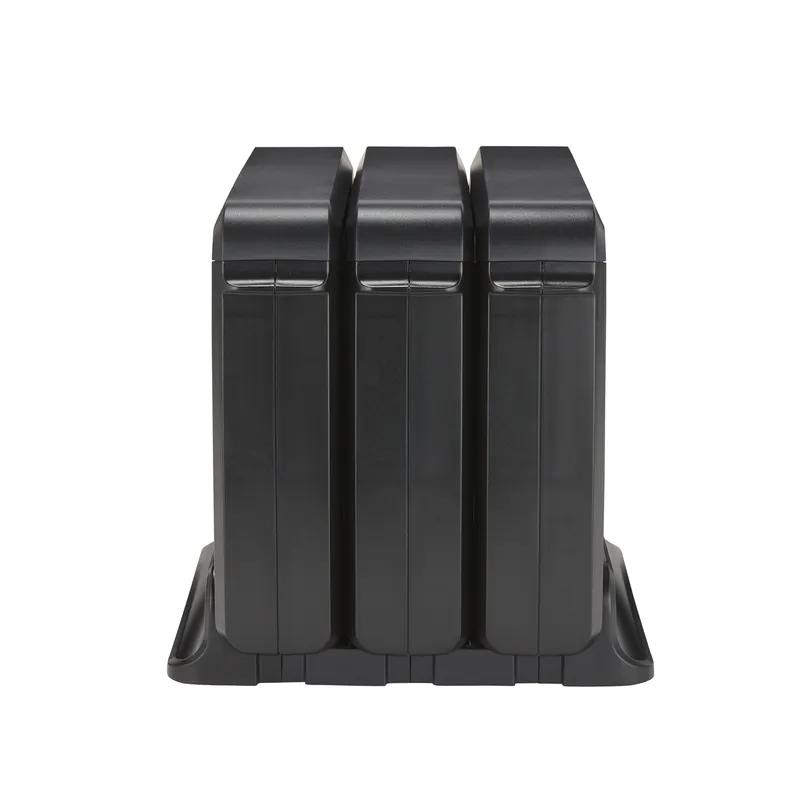 Dixie® Ultra SmartStock® Series-W Wrapped Cutlery Fork Spoon Knife Dispenser Black 1/Each