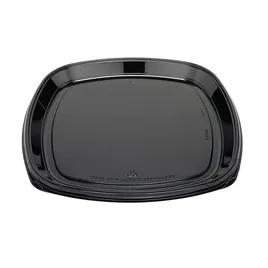 Fresh 'n Clear® Serving Tray 18X18X1.28 IN PET Black Square 25/Case