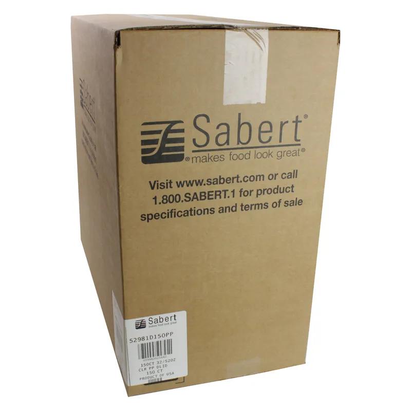 Lid Dome 9X9X1.73 IN PP Clear Square For 32-52 OZ Bowl 150/Case