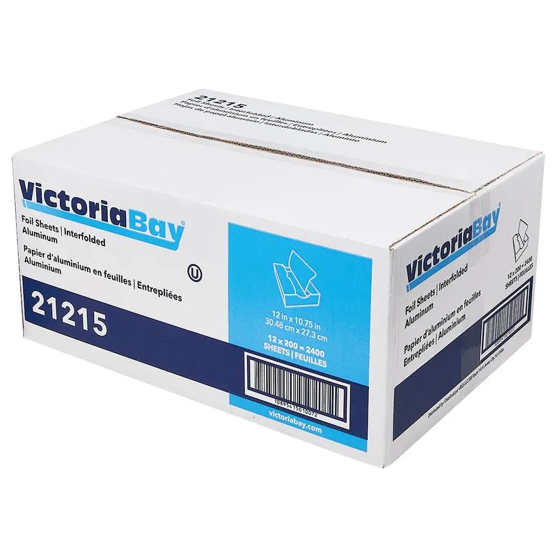 Victoria Bay Foil Sheets 12X10.75 IN Aluminum Silver Interfold 2400/Case