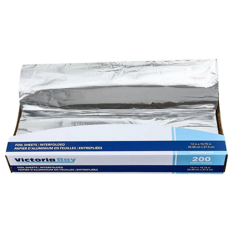 Victoria Bay Foil Sheets 12X10.75 IN Aluminum Silver Interfold 2400/Case