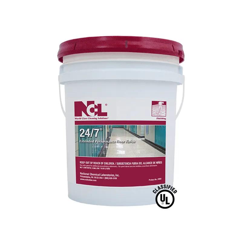 24-7® Typical Acrylic Floor Finish 5 GAL Burnishing RTU High Solids Pure Acrylic Polymers 1/Pail