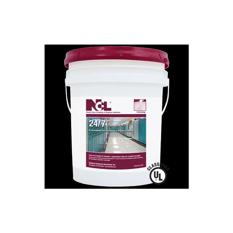 24-7® Typical Acrylic Floor Finish 12X12X15 IN 5 GAL Burnishing RTU High Solids Pure Acrylic Polymers 1/Pail