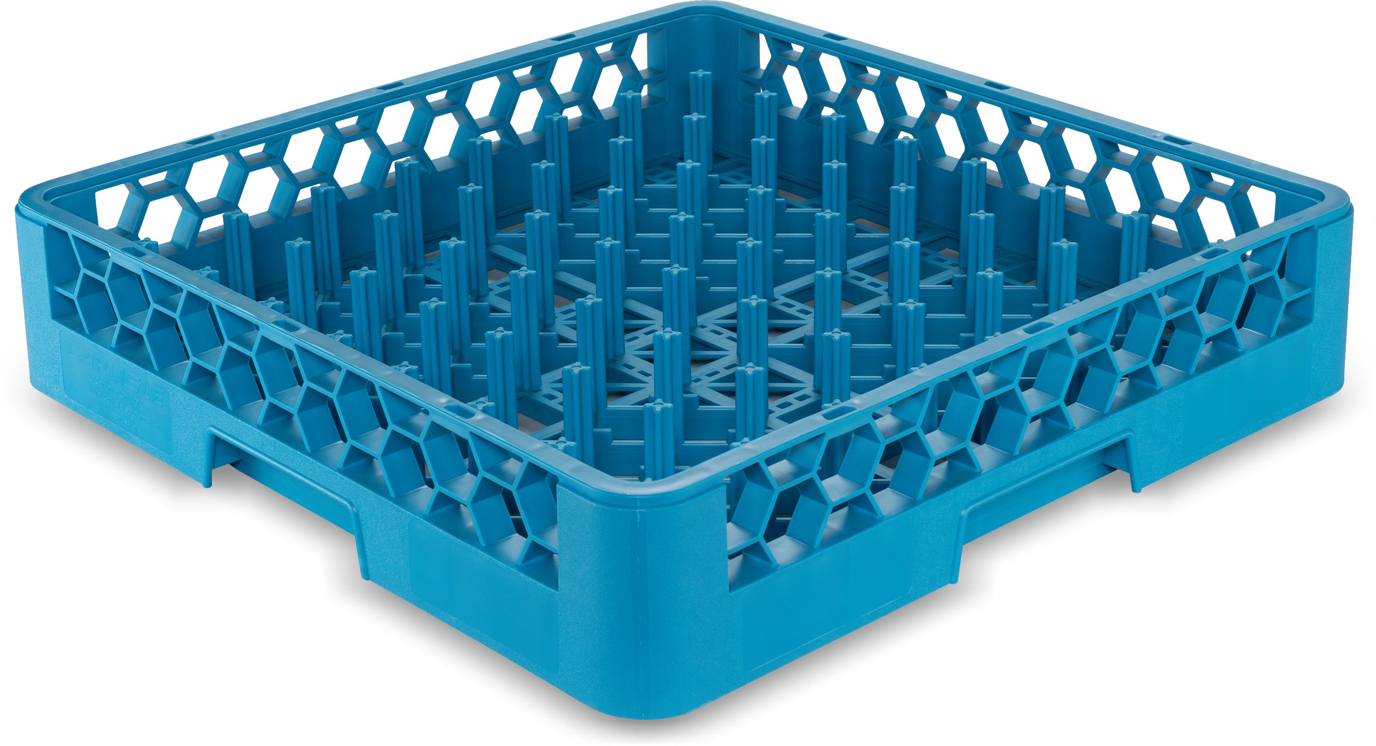 Carlisle Foodservice Products® Dish Rack Tray 19.88X19.88 IN PP Carlisle Blue All Purpose 2.5IN Pegs 1/Each